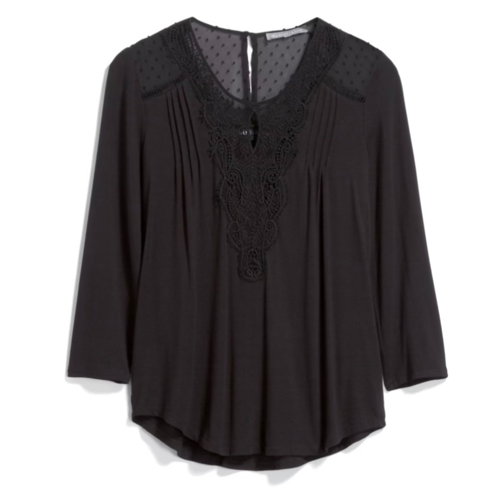 Black Daniel Rainn Knit Top 3X